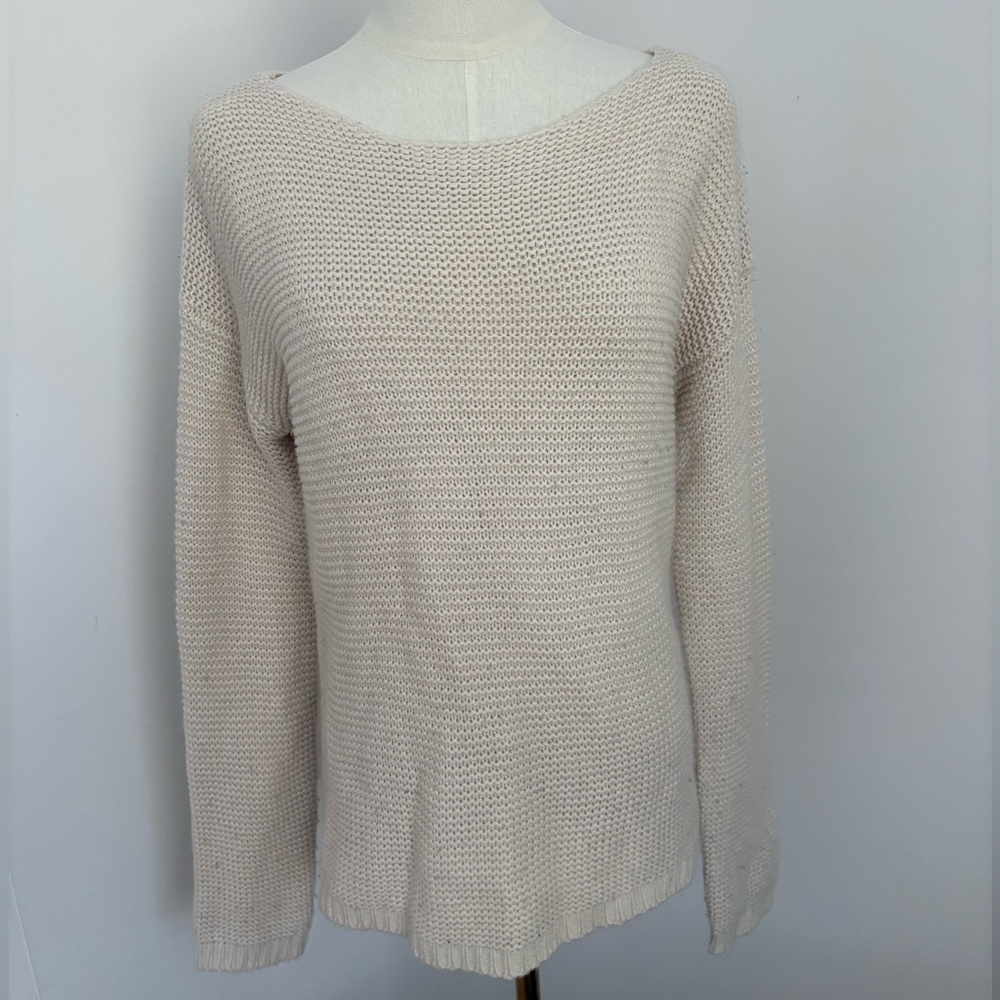 Cream Knit Women's Sweater